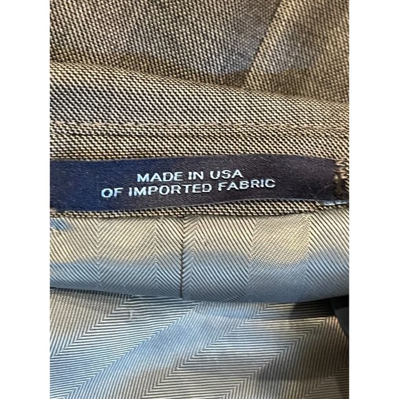 Joseph Abboud Men Coat Suit Blazer Jacket 100% Wool Two Button Slate Blue SZ 40S - Picture 8 of 8